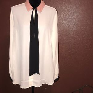 Who What Wear (Target) Cream blouse size xxl